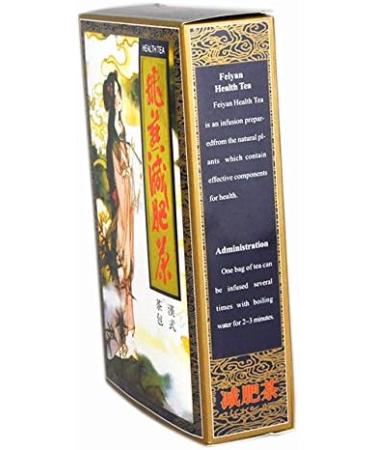 Fei Yan Feiyan Th Amincissant Perte de Poids (Th Vert) - 4 Packs (80 tea bags) - Buy Online on GoSupps.com