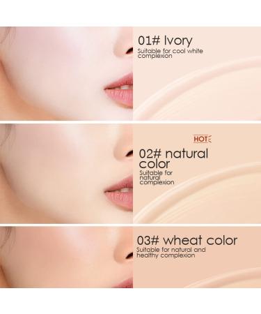 AllbestAye Air Cushion BB CC Cream - SPF Concealer & Moisturizer | Whitening Foundation for Flawless Makeup (#01) - Buy Online on GoSupps.com