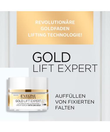 Gold Lift Expert: Luxurious 24k Gold Rejuvenating Cream Serum for Age 60+ | International Shipping - Buy Online on GoSupps.com