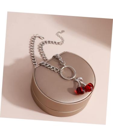 CALLARON Cherry Chain Necklace 1pc Cherry Necklace Friendship Necklace Necklaces Jewelry Neck Chain Cold Wind Present - Buy Online on GoSupps.com