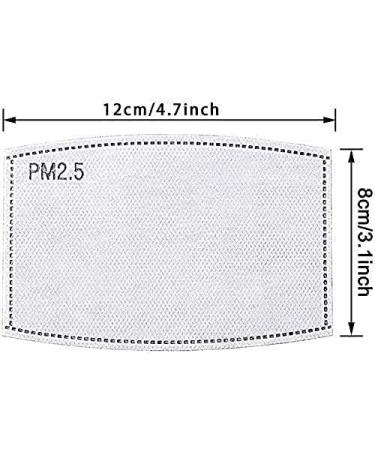 100PCS PM 2.5 Activated Carbon Filters - 5 Layer Anti Haze Filter Paper - Pack of 100 - Buy Online on GoSupps.com
