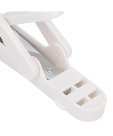 Stainless Steel Adjustable Nail Snap with Magnifying Glass for Seniors - Fingernail & Toenail Cutter Care (White) - Buy Online on GoSupps.com