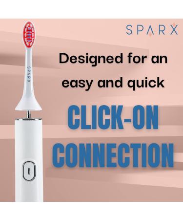 Sonic LED Whitening Toothbrush | Rechargeable Ultrasonic Brush with 2 Blue-Lights for Teeth Whitening | Red LED for Gum Care - Buy Online on GoSupps.com