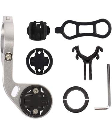 Bike Out-Front Mount for Garmin Bryton Gopro Flashlight | 31.8mm 25.4mm Handlebar | Silver - Buy Online on GoSupps.com