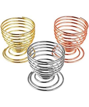 Milopon 2pcs Makeup Puff Stand Sponges Storage Rack - Stainless Steel Beauty Blender Holder in Red Gold - Buy Online on GoSupps.com