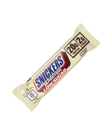 Mars Protein Snickers Low Sugar Bar White Chocolate. 57g size.
