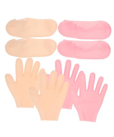 1 Ensemble Exfoliantes Silicone pour Mains Masques Hydratants R utilisables pour Douce Mains