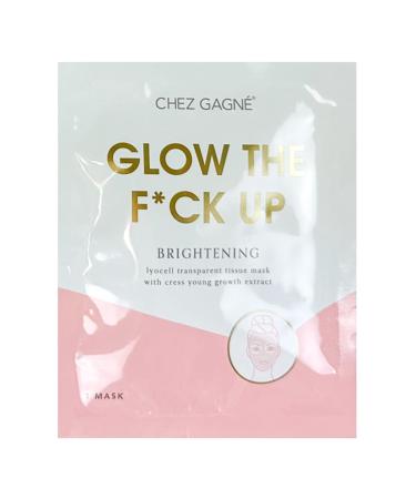 Glow The F*ck Up Facial Sheet Mask - Brightening Paraben-Free Sulfate-Free Phthalate-Free - Single Use - Buy Online on GoSupps.com