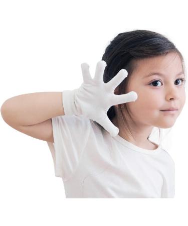 Edenswear Tencel Moisturising Gloves for Kids - Small Black with Zinc | International Shipping - Buy Online on GoSupps.com