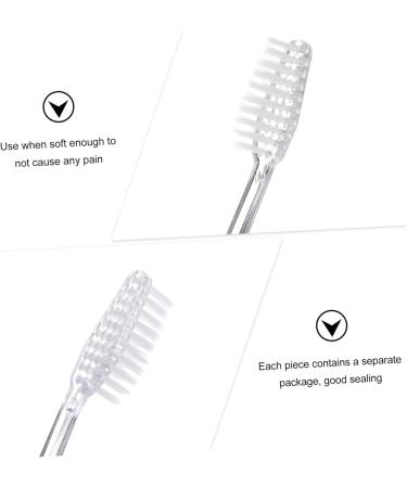 Frcolor 60-Pack Disposable Toothbrushes - Soft Bristles for Sensitive Gums Hygienic Travel Toothbrushes with Plastic Handle & Toothpaste - Buy Online on GoSupps.com