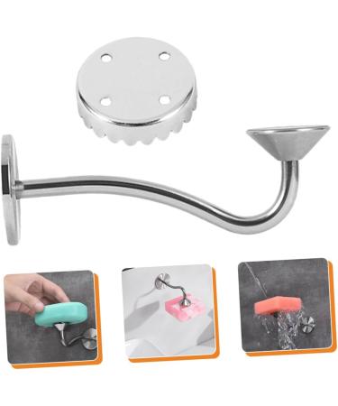 Amosfun 5pcs Stainless Steel Soap Holder Bathroom Shower Soap Holder Sink Sponge Holder Kitchen Bar Soap Holder Wall Soap Holder Stand Bathroom Soap Holder Storage Box - Buy Online on GoSupps.com