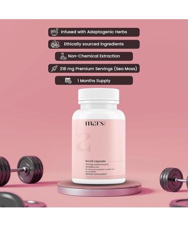 Mars BurnIt Capsules | Enriched with Psyllium Husk Moringa & Dandelion Root | Supports Digestion Detox & Weight Management | Pack of 1 1 Count (Pack of 1) - Buy Online on GoSupps.com