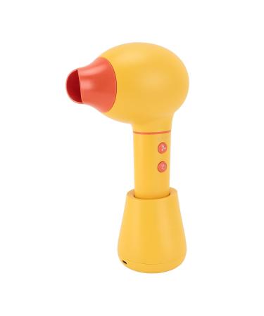 Baby Blow Dryer Cordless Skin Hair Dryer Constant Temperature for Home or Outdoor (Yellow)