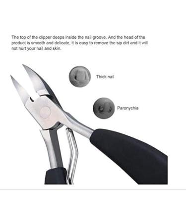 Toenail Clippers Nail Clippers Cuticle Clipper Toenail Clippers for Thick Nails Clippers Nail Clippers for Thick Ingrown Hard Toe Nail Fingernail Strong Big Nail Scissors Nipper - Buy Online on GoSupps.com