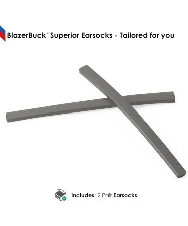 BlazerBuck Replacement Ear Socks for Oakley Tincup OX3184 & OX5099 Glasses - Black/Grey | Enhance Comfort & Fit - Buy Online on GoSupps.com