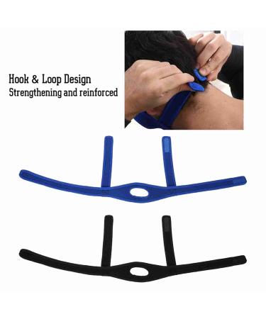 Buy Anti Snore Chin Strap - Comfortable Unisex Sleeping Jaw Support 2 Colors - Effective Anti Snoring Solution - Buy Online on GoSupps.com