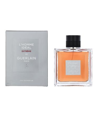Guerlain L'homme Ideal Extreme for MEN Eau De Parfum Spray 3.3 Ounce/ 100 ML Amber Wood 3.3 Fl Oz (Pack of 1)
