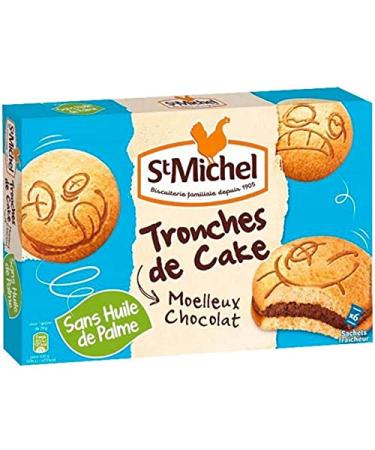 St Michel Soft Chocolate Cake Slices 175g (pack of 3)