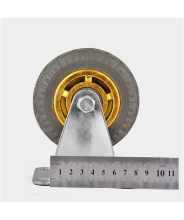 Threaded Shaft Swivel Castors Ball Castors Lockable Bearing with Brake Swivel Casters for Furniture and Workbench Set of 4 Load 400KG(4brake 5inch) - Buy Online on GoSupps.com