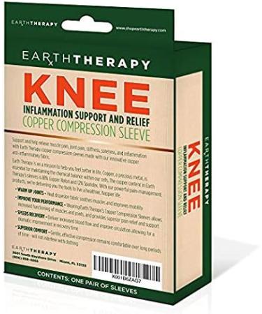 Copper Knee Compression Sleeve | Medium Size | Unisex | Anti-Inflammatory Support for Athletes | Pain Relief & Natural Healing - Buy Online on GoSupps.com