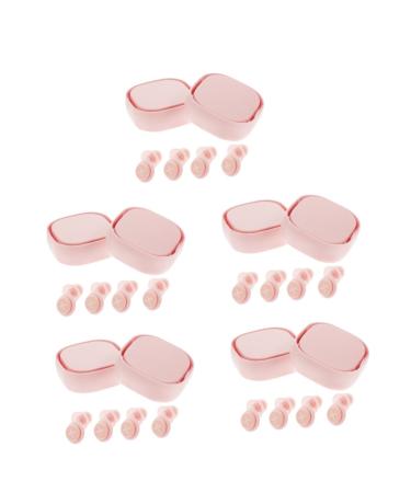 10 Sets Girls' Noise Canceling Earplugs Swimming Ear Plug Earplugs Silicone Learning Earplugs Airplane Ear Plugs Noise Reduction Earplugs Noise Cancelling Ear Plugs