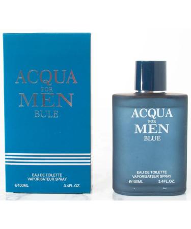ACQUA MAN BLUE EAU DE TOILETTE FOR MEN 3.4 FL. OZ Aromatic fragrance for men.