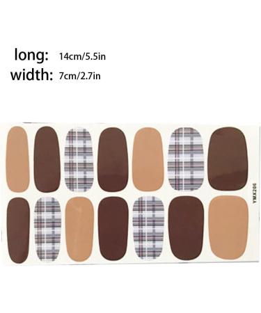 dijiusidy Nail Art Stickers Self-Adhesive Fingernail Decal with Strap Glue DIY Art Decor Full Cover Manicure Kits for Women Girls YMX206 - Buy Online on GoSupps.com