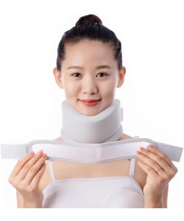 EsaSam Neck Support for Migraine - Soft Foam Collar for Pain Relief & Comfort - Ideal for Sleeping (Size L) - Buy Online on GoSupps.com