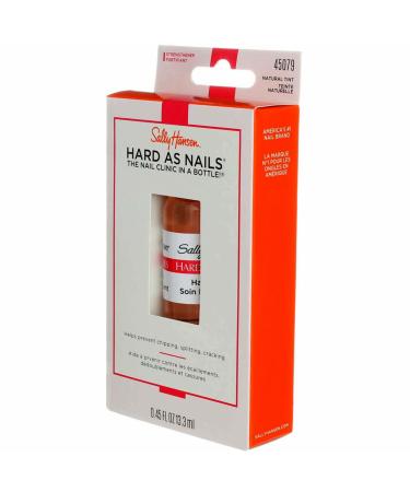 Sally Hansen Hard As Nails Natural Tint 0.45oz (13.3ml) - Pack of 3 | Long Lasting Nail Strengthener - Buy Online on GoSupps.com