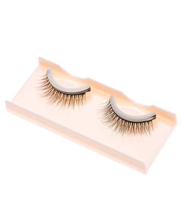 Wrong eyelash of course artificial eyelashes (vegan & reusable) 3D professional self -adhesive no stimulation eyelashes extension set for eyelash extension (10#)