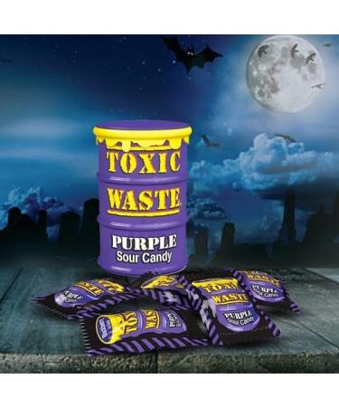 Toxic Waste 4 Mix | Ultra Sour Sweets Candy | Treat for Kids & Adults | Assortmnent of Green Purple & Red Flavours | For any Occassion | Suitable for Vegetarian - Buy Online on GoSupps.com