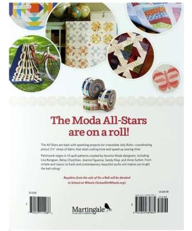 Moda All Stars-On a Roll Book by That Patchwork Place | Best Quilting Patterns - Buy Online on GoSupps.com