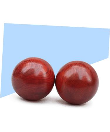 Minkissy Portable Stress Relief Baoding Balls - Chinese Massage Balls for Gym & Relaxation | 5cm Red - Buy Online on GoSupps.com