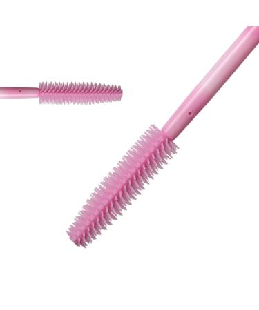 50PCS Silicone Mascara Wands - Disposable Eyelash Brushes & Soft Lash Spoolie for Eyelash Extensions (Pink) | International Shipping Available - Buy Online on GoSupps.com