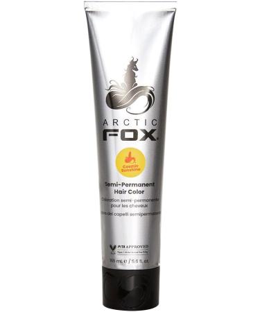 ARCTIC FOX 100% Vegan & Cruelty Free Vibrant Semi Permanent Hair Colour Dye - Cosmic Sunshine 165 ml e - Buy Online on GoSupps.com