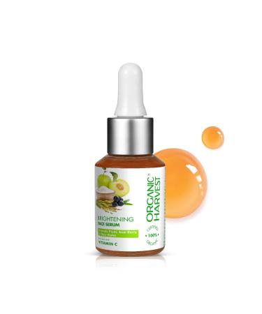 Organic. Harvest Brightening Face Serum for Glowing Skin: Kakadu Plum Acai Berry & Rice Water | Vitamin C Serum for Women & Men | Deeply Nourishes & Protects | For All Skin Types - 30ml