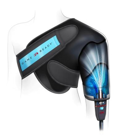 Game Ready Left Shoulder Wrap (Medium) - Active Cold Compression Therapy Device for Chest Sizes 33-45 - Buy Online on GoSupps.com