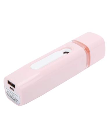 USB Nano Mist Sprayer Humidifier Portable Hand Held Moisturizing Facial Sprayer 28ml (Roseate)
