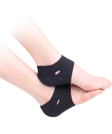Hudhowk's Moisturizing Gel Socks - Toe-Free Spa Socks for Cracked Skin Dry Cuticles & Callus Care | Foot Care Solution Worldwide Shipping - Buy Online on GoSupps.com