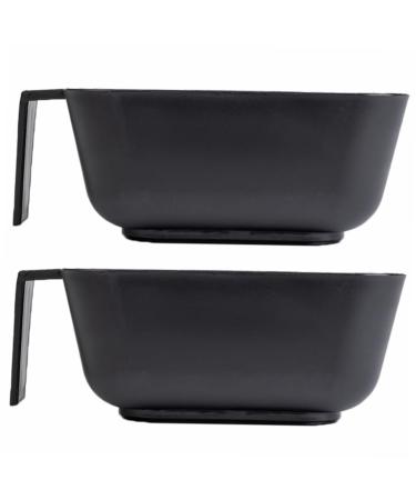 Homoyoyo 2 pi ces Bol Teinture Cheveux avec Poign e Bol Large et Profond pour M langer Colorante Outil Coiffure DIY Pratique pour Salon et Usage Domestique Facile Nettoyer Empilable et