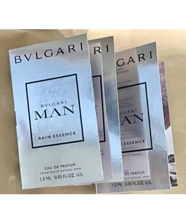 BVLGARI Man Rain Essence EDP Lot of 3 Mini Spray Sample Vials each 0.05 fl oz/1.5 ml each - Buy Online on GoSupps.com