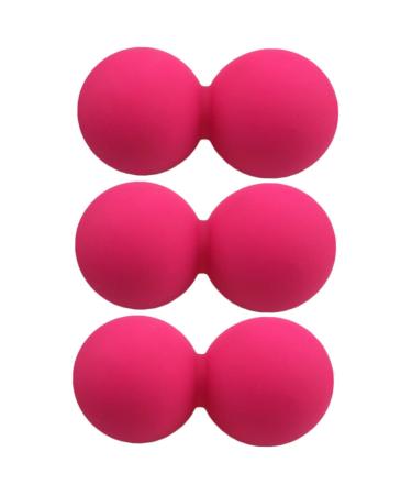 Beaupretty 3st peanut-yoga role sore muscles myofascial release yoga-ball party hats for adult equipment for weight lifting yoga rolls full body roller peal ball Sarcolemm massage