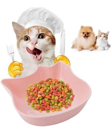 3 Pcs Cat Feeding Bowls Anti Slip Multipurpose Cat Food Bowls Plastic & Cute Pet Bowl Cat Dish for Wet Food and Water Cat Bowls for Indoor Cats Kittens Puppies (Three color A cat's paw) Three color A cat's paw - Buy Online on GoSupps.com