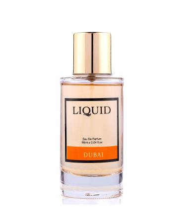 LIQ'UID Dubai Luxury Eau de Parfum EDP for Men - 90ml Long Lasting | Premium Gift Perfume | Amber & Sandalwood Fragrance | Perfect for Special Occasions | Luxury Scent Inspired by Dubai | Gift for Him
