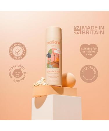Nala's Baby Bubble Bath | Award-Winning | 97% Natural | Dermatologically-Tested | Vegan | Soothing Oat Milk & Camomile | 200ml & 400ml - Buy Online on GoSupps.com
