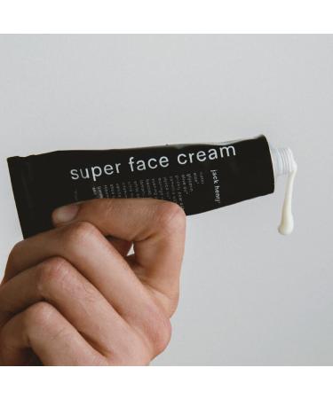 Jack Henry Super Face Cream - Premium Organic Lotion for All Skin Types - Natural Hydrating Formula to Combat Breakouts (2 oz) - Buy Online on GoSupps.com
