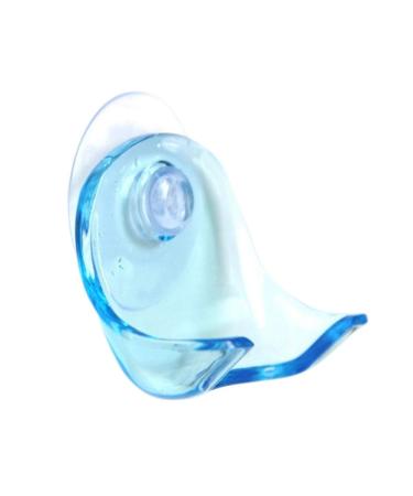 Rongweiwang 2 pieces of plastic-super-suction razor plastic razor bracket suction rack clear bathroom razor holder Shaver storage rack bracket