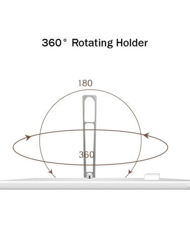 Light Therapy Lamp 10000 Lux UV-Free LED White Warm Light with Adjustable Brightness 4 Timer and 360 Rotatable Stand White - Buy Online on GoSupps.com