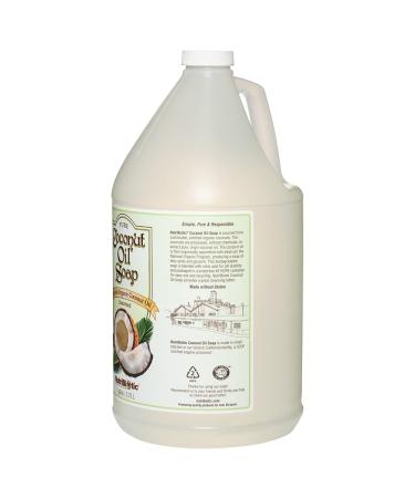 NutriBiotic Pure Coconut Oil Soap - Unscented 1 Gallon | Certified Organic, Unrefined, Biodegradable, Vegan | GMO-Free, Gluten-Free | Rich Cleansing Lather - Buy Online on GoSupps.com