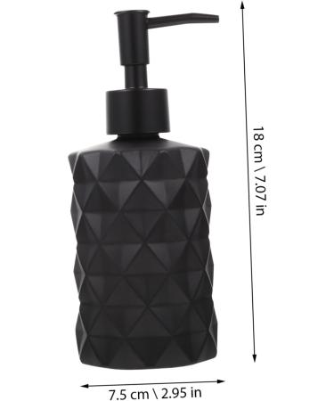 Premium Healvian Glass Hand Disinfection Bottle - Refillable Pump Dispenser for Soap & Liquid - European Style Travel Container - Buy Online on GoSupps.com